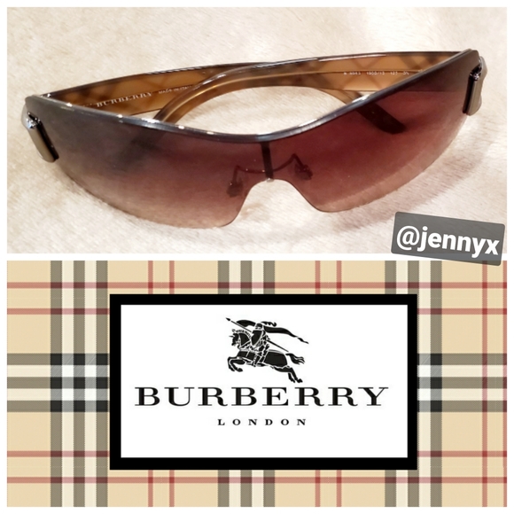 Burberry Accessories - Burberry Brown Gradient B 3043 Shield Sunglasses